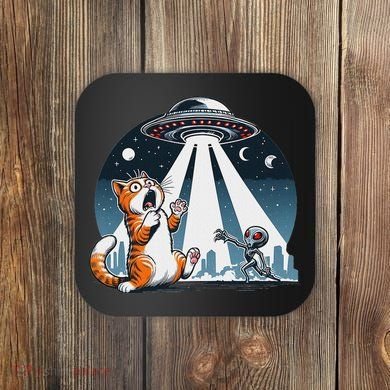 Orange Cat Ufo Coaster