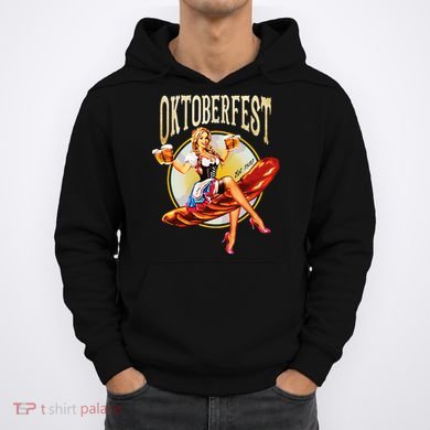 Oktoberfest Costume Vintage Bavarian German Beer Wurst Hoodie