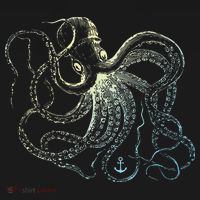 Octopus Cool Vintage Marine Biologist Ocean Sea Life 3 T-Shirt thumb 7