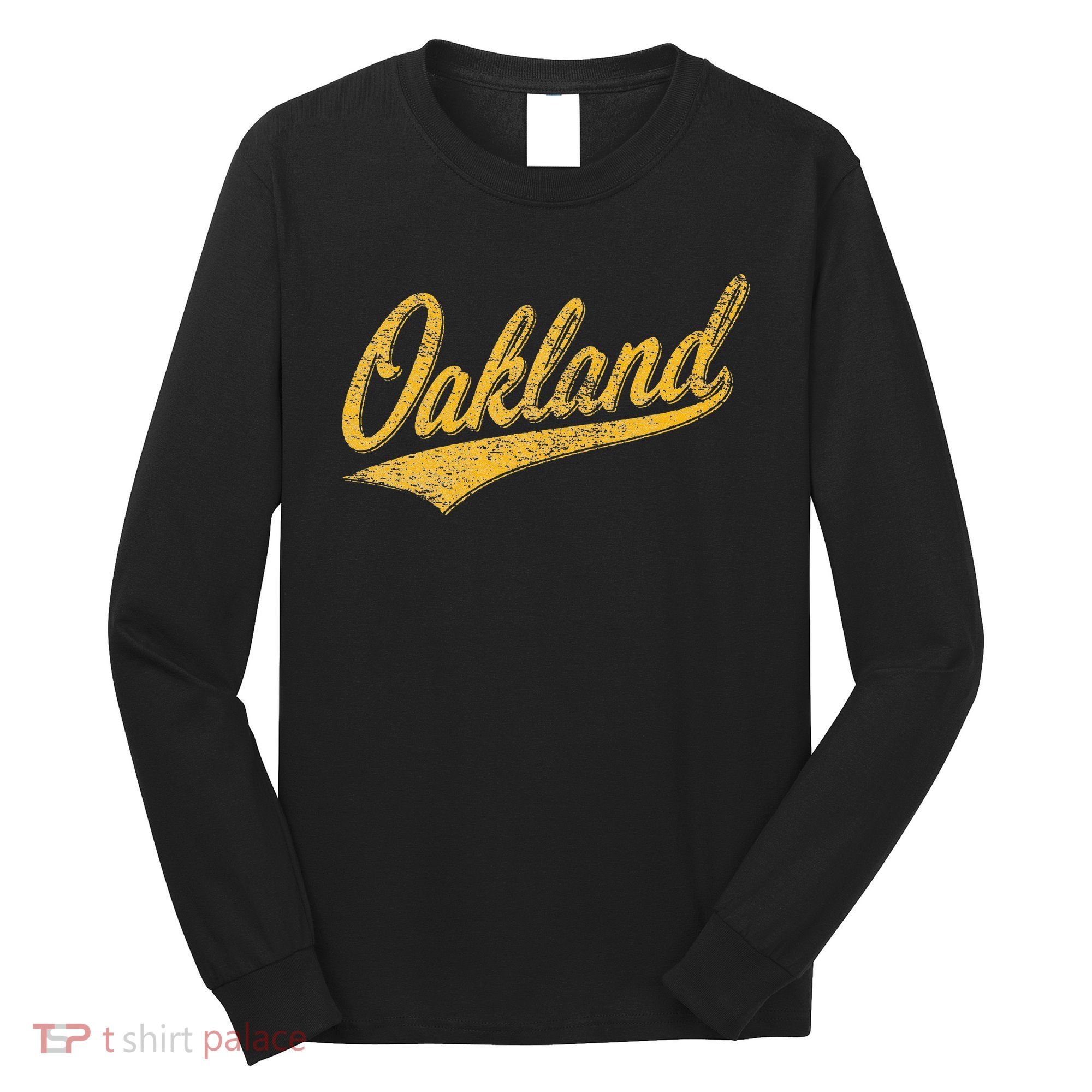 OAKLAND CALIFORNIA VARSITY SCRIPT CLASSIC SPORT JERSEY STYLE Long Sleeve Shirt
