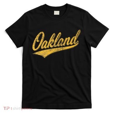 OAKLAND CALIFORNIA VARSITY SCRIPT CLASSIC SPORT JERSEY STYLE T-Shirt