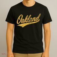 OAKLAND CALIFORNIA VARSITY SCRIPT CLASSIC SPORT JERSEY STYLE T-Shirt thumb 3