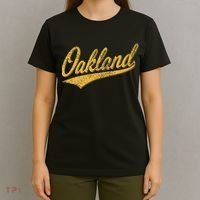 OAKLAND CALIFORNIA VARSITY SCRIPT CLASSIC SPORT JERSEY STYLE T-Shirt thumb 4