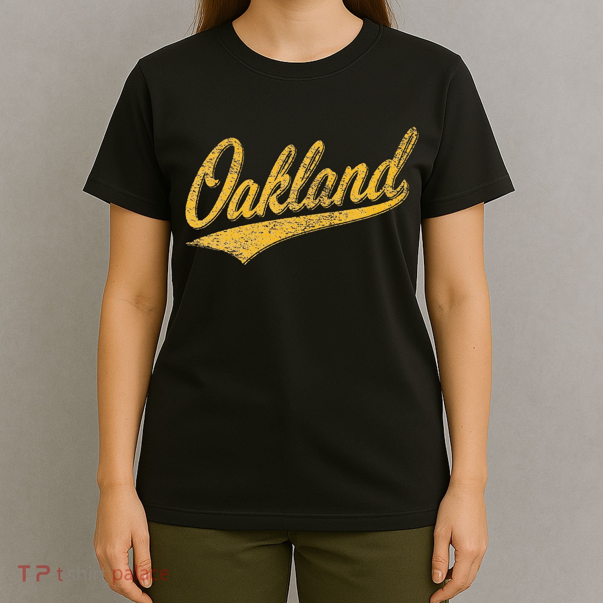 OAKLAND CALIFORNIA VARSITY SCRIPT CLASSIC SPORT JERSEY STYLE T-Shirt
