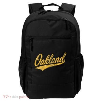 OAKLAND CALIFORNIA VARSITY SCRIPT CLASSIC SPORT JERSEY STYLE Backpack