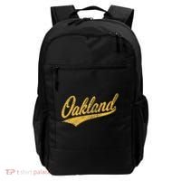 OAKLAND CALIFORNIA VARSITY SCRIPT CLASSIC SPORT JERSEY STYLE Backpack thumb 0