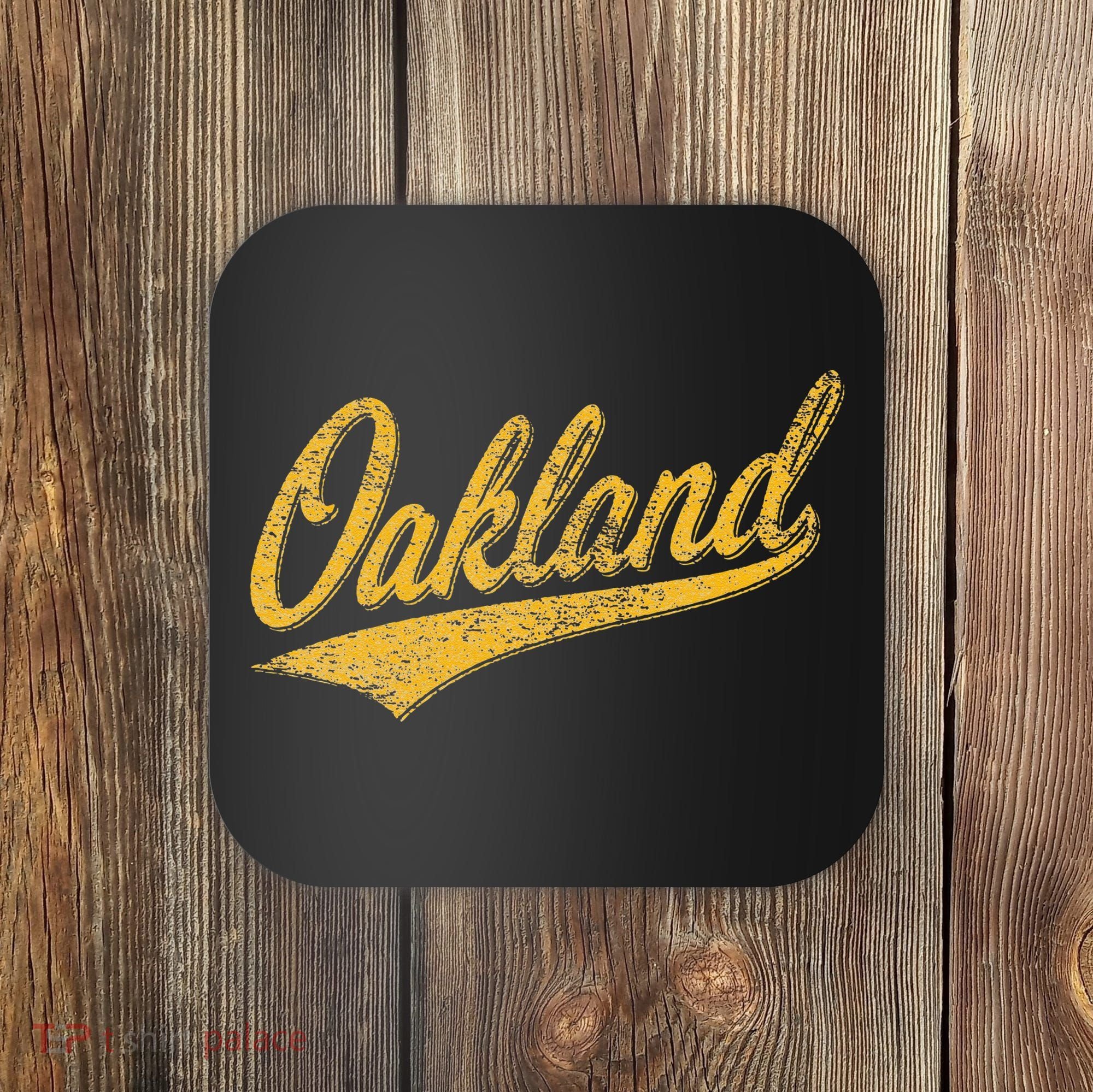 OAKLAND CALIFORNIA VARSITY SCRIPT CLASSIC SPORT JERSEY STYLE Coaster