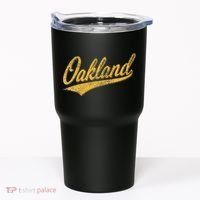 OAKLAND CALIFORNIA VARSITY SCRIPT CLASSIC SPORT JERSEY STYLE Tumbler thumb 0
