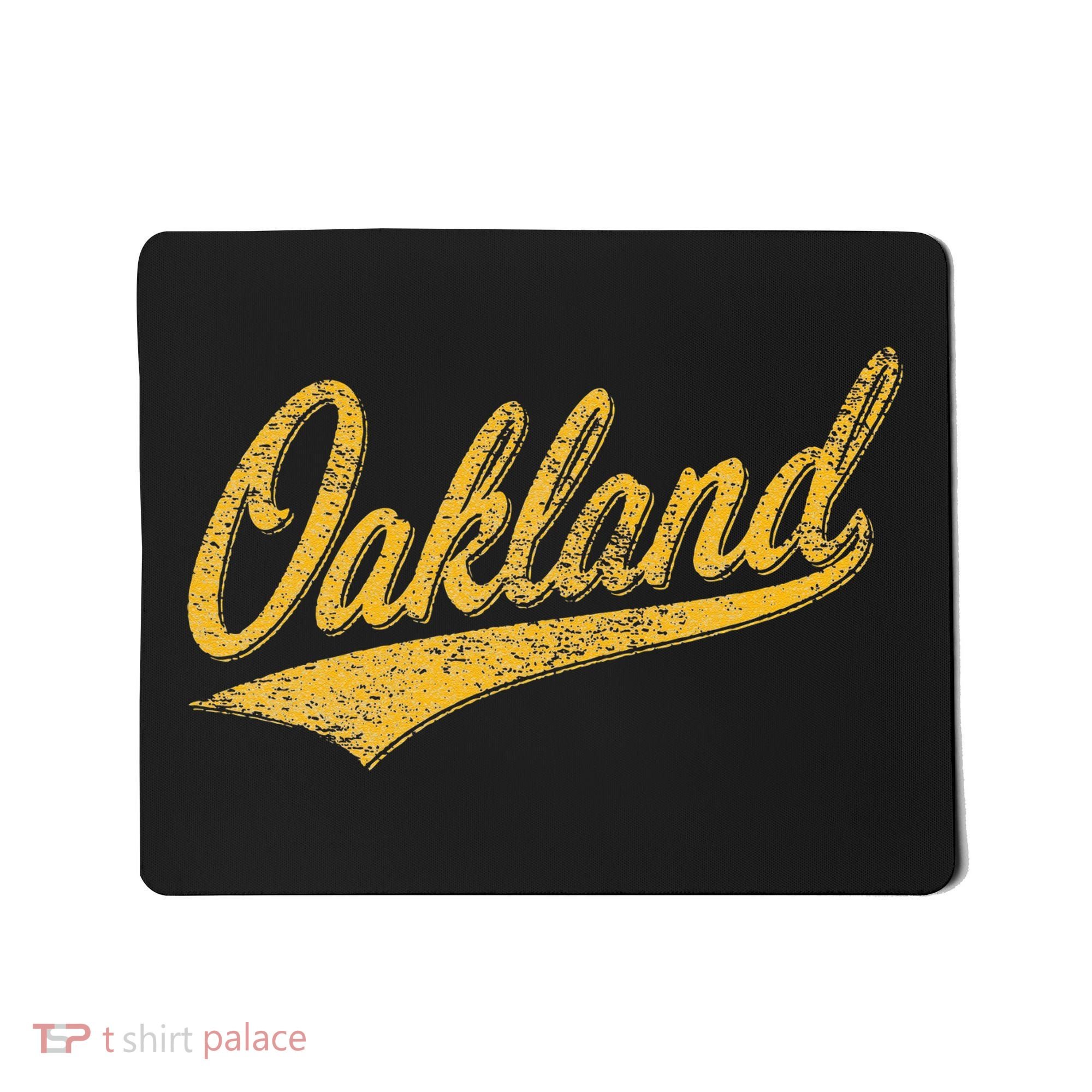 OAKLAND CALIFORNIA VARSITY SCRIPT CLASSIC SPORT JERSEY STYLE Mousepad