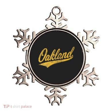 OAKLAND CALIFORNIA VARSITY SCRIPT CLASSIC SPORT JERSEY STYLE Ornament
