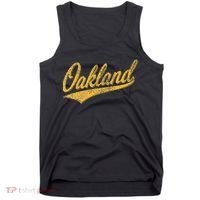 OAKLAND CALIFORNIA VARSITY SCRIPT CLASSIC SPORT JERSEY STYLE Tank Top thumb 0