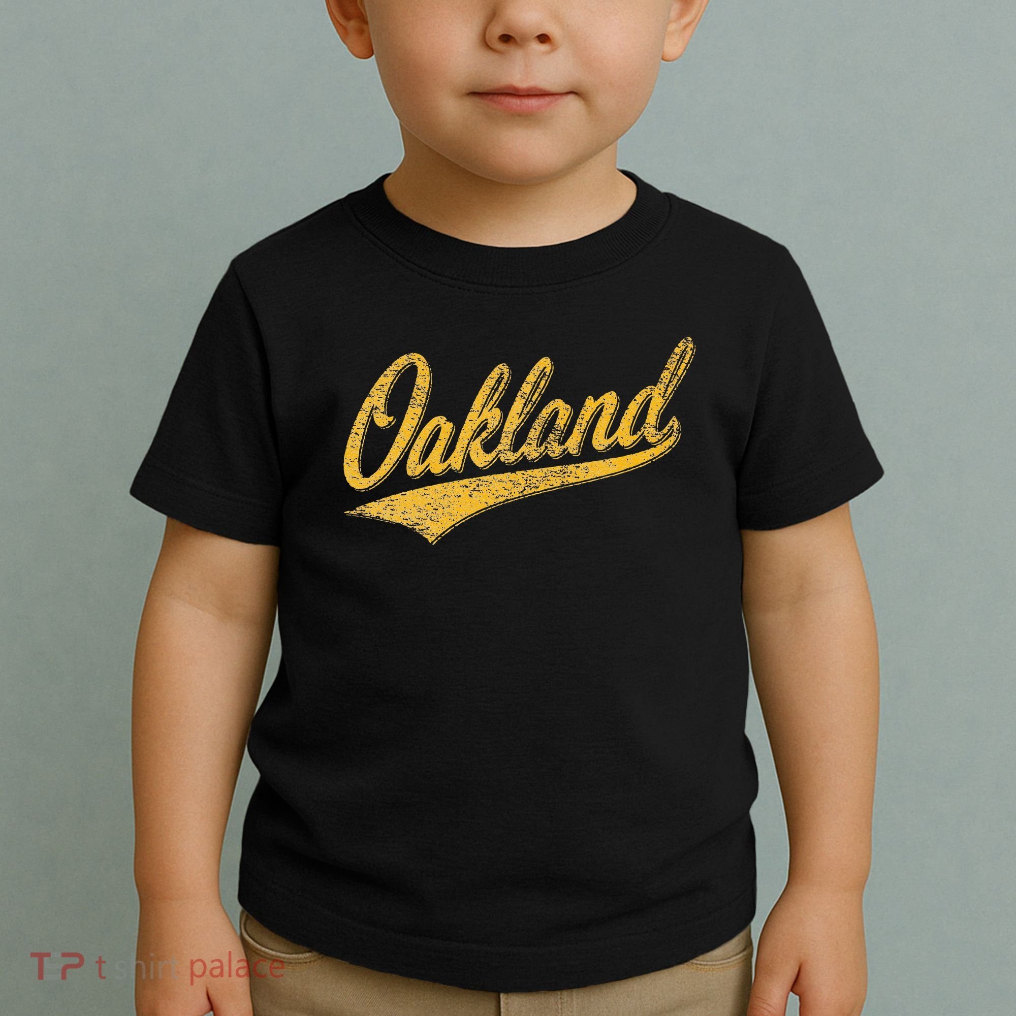OAKLAND CALIFORNIA VARSITY SCRIPT CLASSIC SPORT JERSEY STYLE Toddler T-Shirt