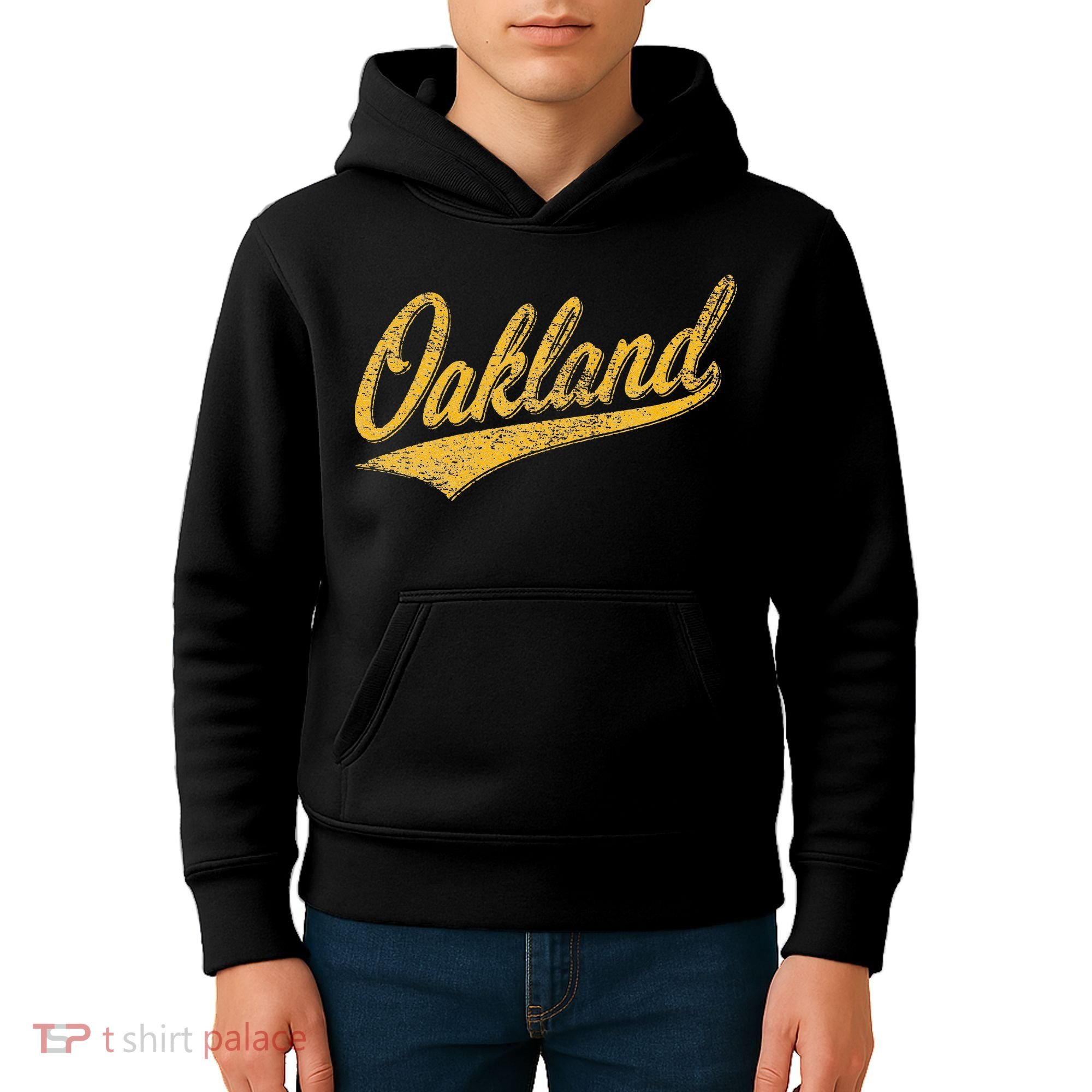 OAKLAND CALIFORNIA VARSITY SCRIPT CLASSIC SPORT JERSEY STYLE Kids Hoodie