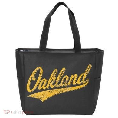OAKLAND CALIFORNIA VARSITY SCRIPT CLASSIC SPORT JERSEY STYLE Tote Bag
