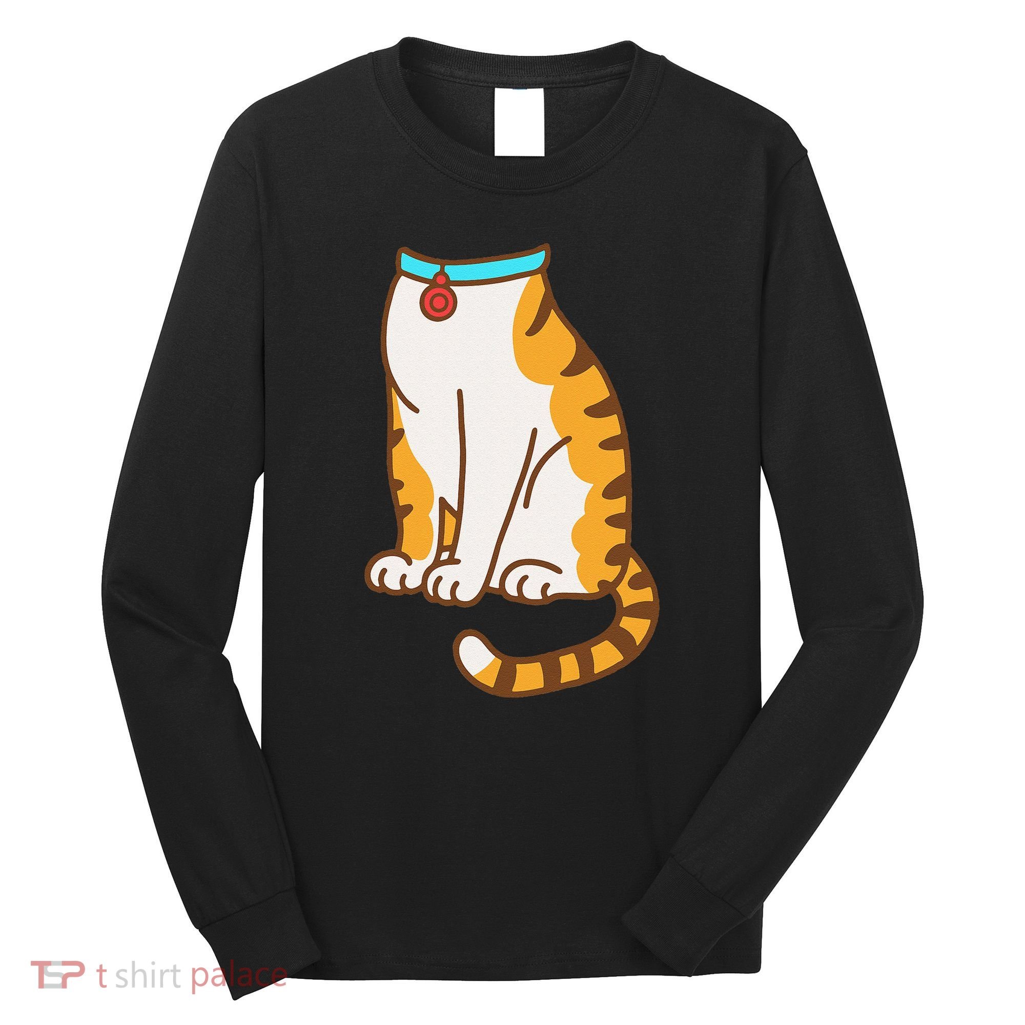 Orange Cat Women Orange Cat Costume Gift Long Sleeve Shirt