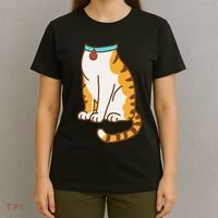 Orange Cat Women Orange Cat Costume Gift T-Shirt thumb 4