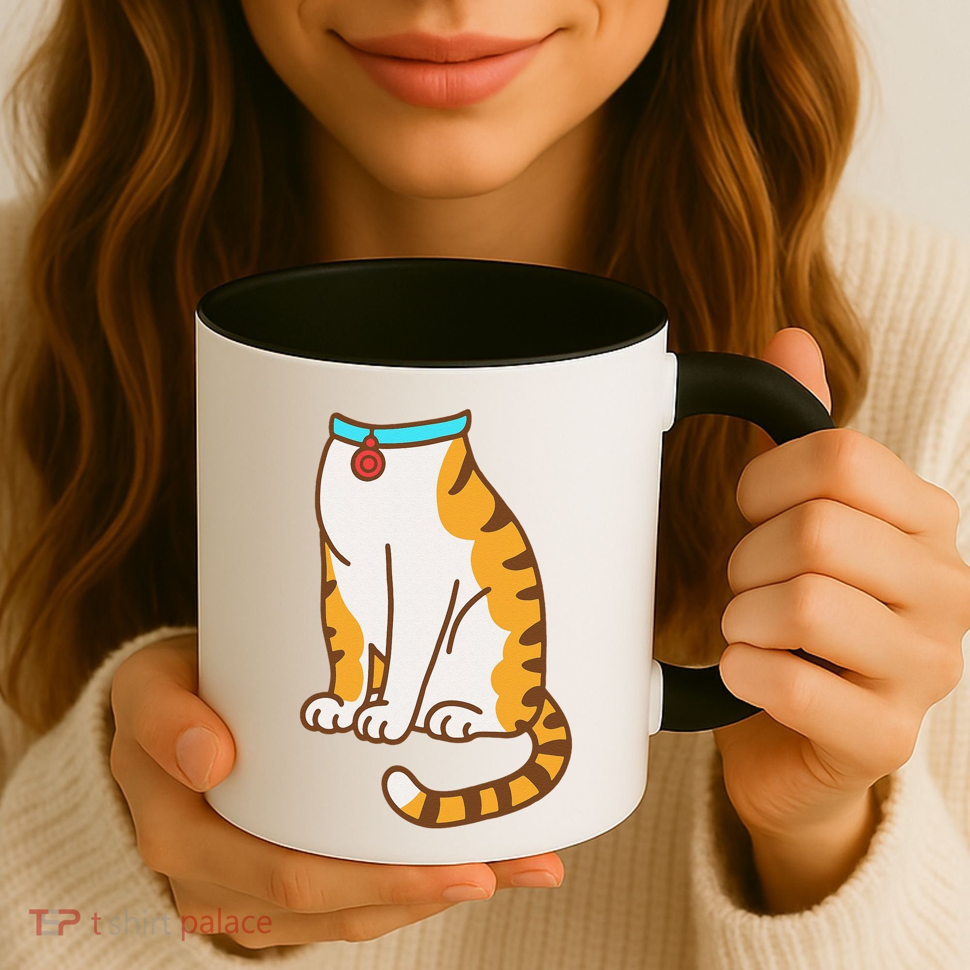 Orange Cat Women Orange Cat Costume Gift Coffee Mug