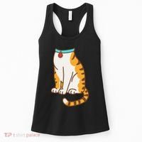 Orange Cat Women Orange Cat Costume Gift Women's Tank Top thumb 0