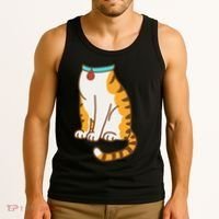 Orange Cat Women Orange Cat Costume Gift Tank Top thumb 3
