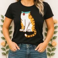 Orange Cat Women Orange Cat Costume Gift Women's T-Shirt thumb 2
