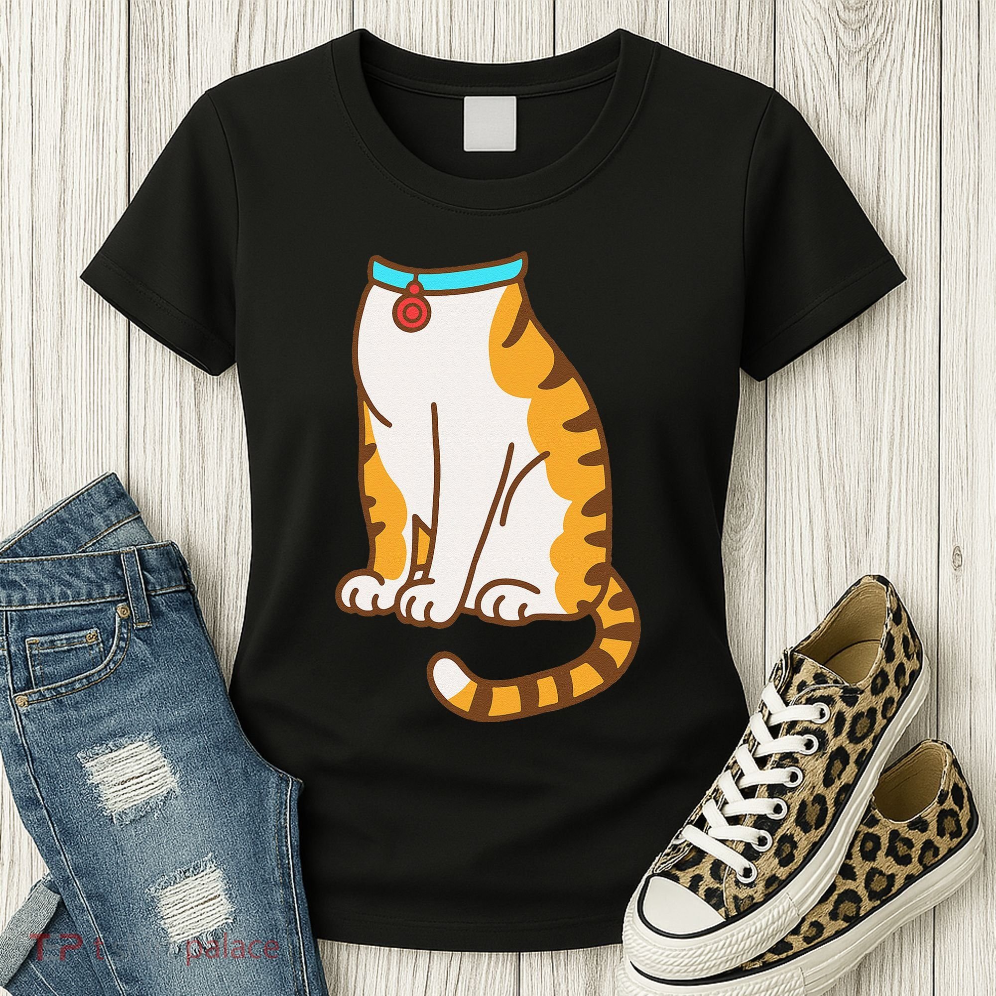 Orange Cat Women Orange Cat Costume Gift Women's T-Shirt