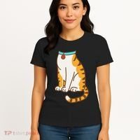 Orange Cat Women Orange Cat Costume Gift Women's T-Shirt thumb 4