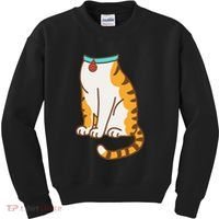 Orange Cat Women Orange Cat Costume Gift Kids Sweatshirt thumb 0