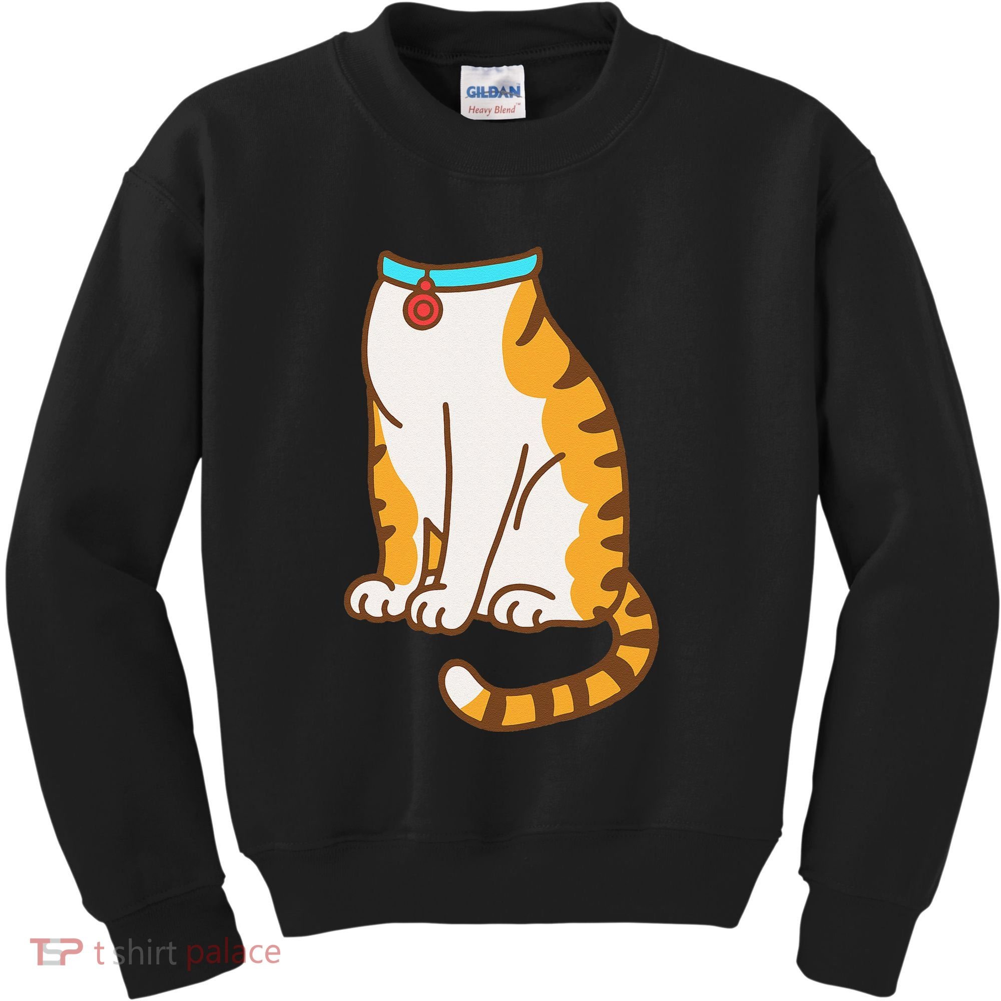 Orange Cat Women Orange Cat Costume Gift Kids Sweatshirt