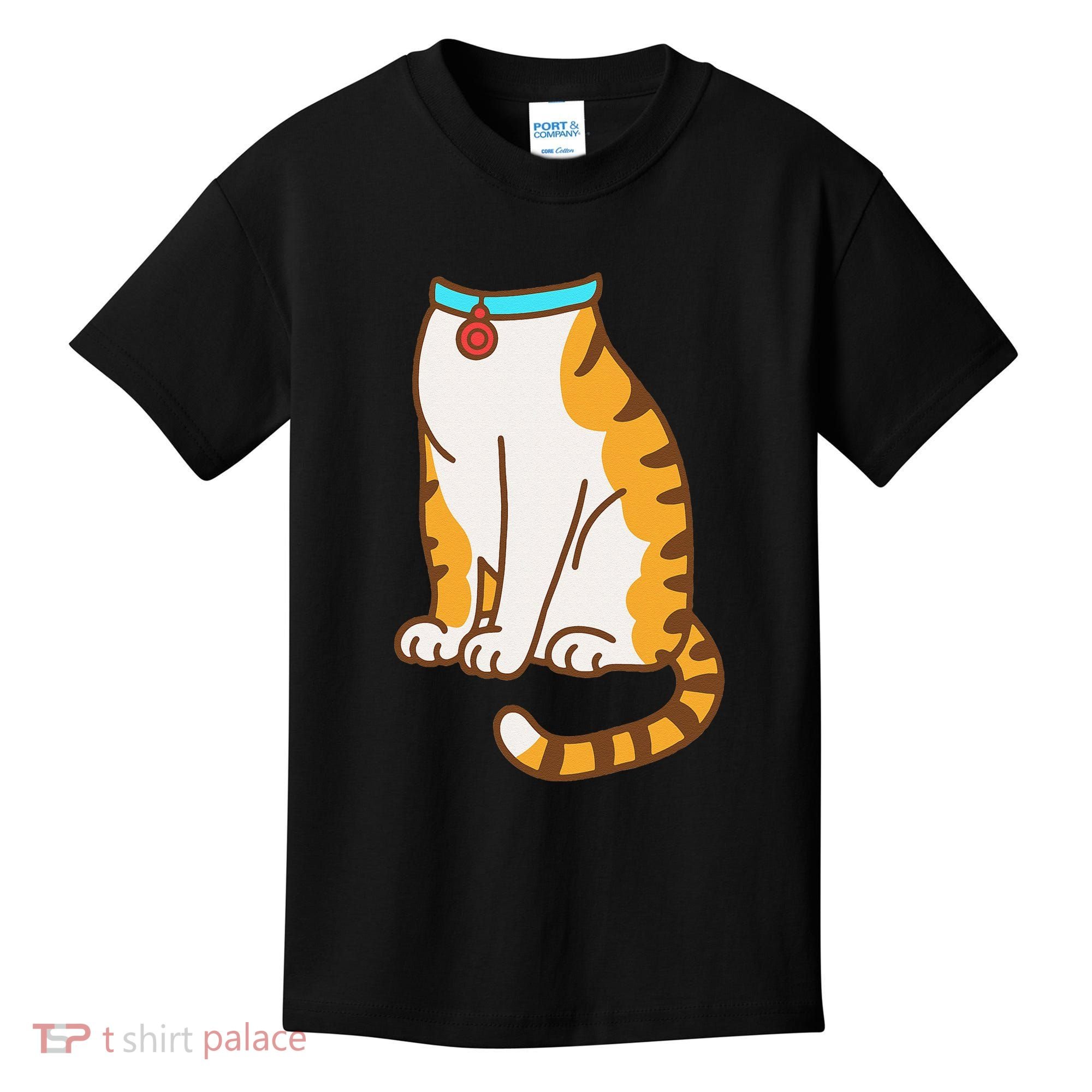 Orange Cat Women Orange Cat Costume Gift Kids T-Shirt