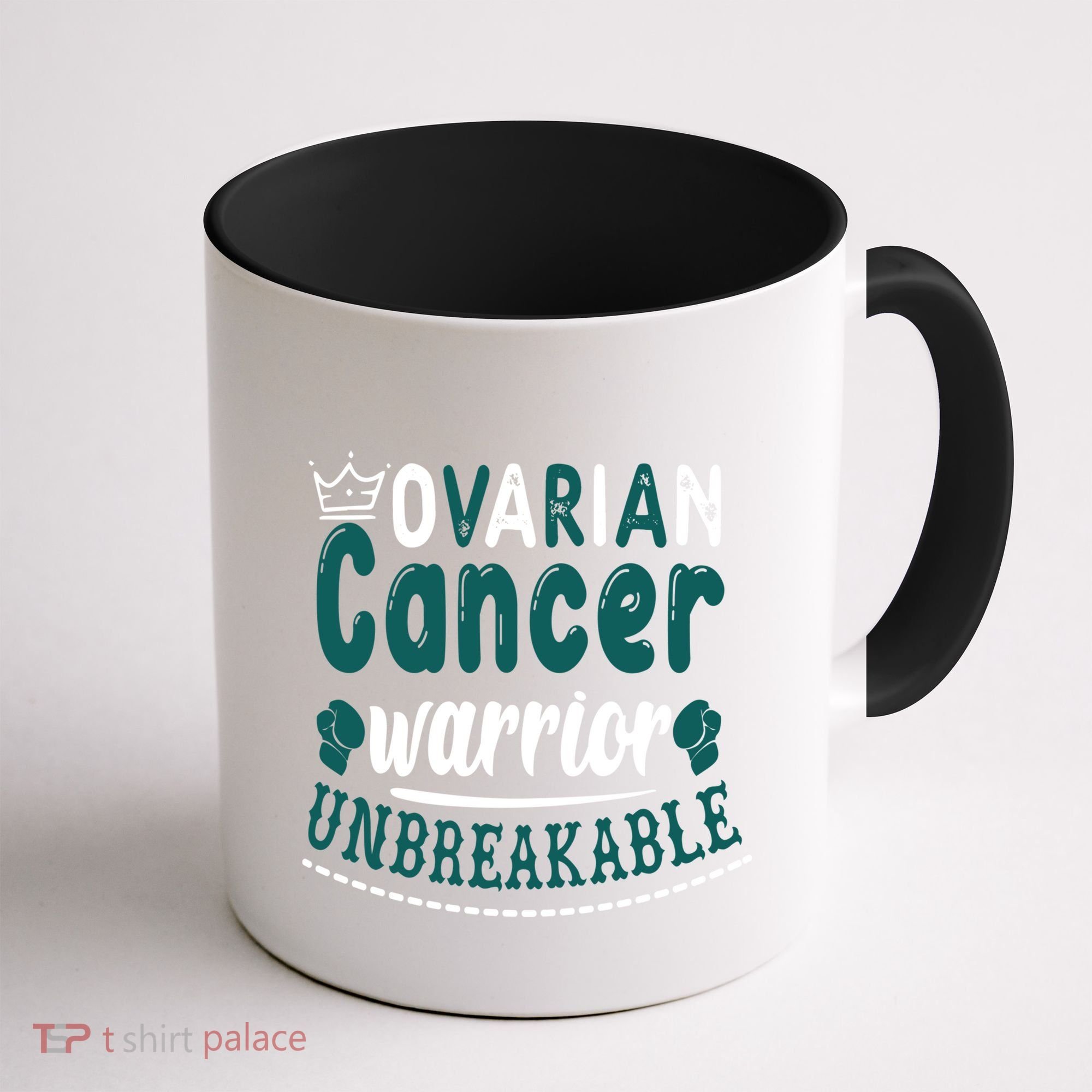 Ovarian Cancer Warrior Unbreakable Great Gift Coffee Mug