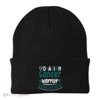 Ovarian Cancer Warrior Unbreakable Great Gift Beanie thumb 0