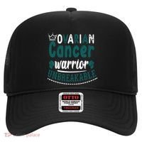 Ovarian Cancer Warrior Unbreakable Great Gift Hat thumb 0