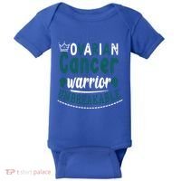 Ovarian Cancer Warrior Unbreakable Great Gift Baby Bodysuit thumb 0