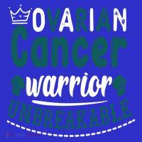 Ovarian Cancer Warrior Unbreakable Great Gift Toddler Hoodie thumb 2