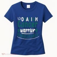 Ovarian Cancer Warrior Unbreakable Great Gift Women's T-Shirt thumb 0