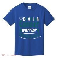 Ovarian Cancer Warrior Unbreakable Great Gift Kids T-Shirt thumb 0