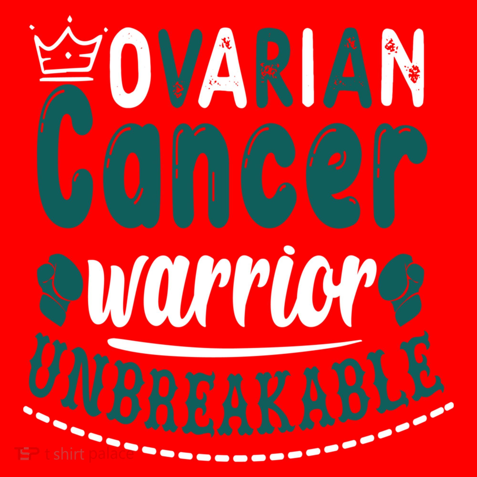 Ovarian Cancer Warrior Unbreakable Great Gift Santa Hat