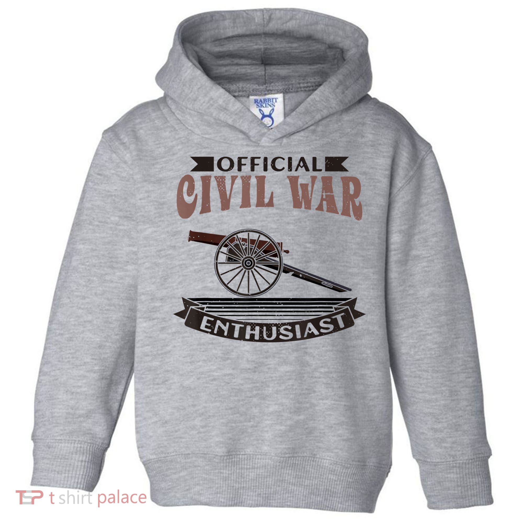 Official Civil War Enthusiast American Lover US Reenactor Toddler Hoodie