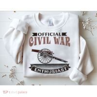 Official Civil War Enthusiast American Lover US Reenactor Sweatshirt thumb 2