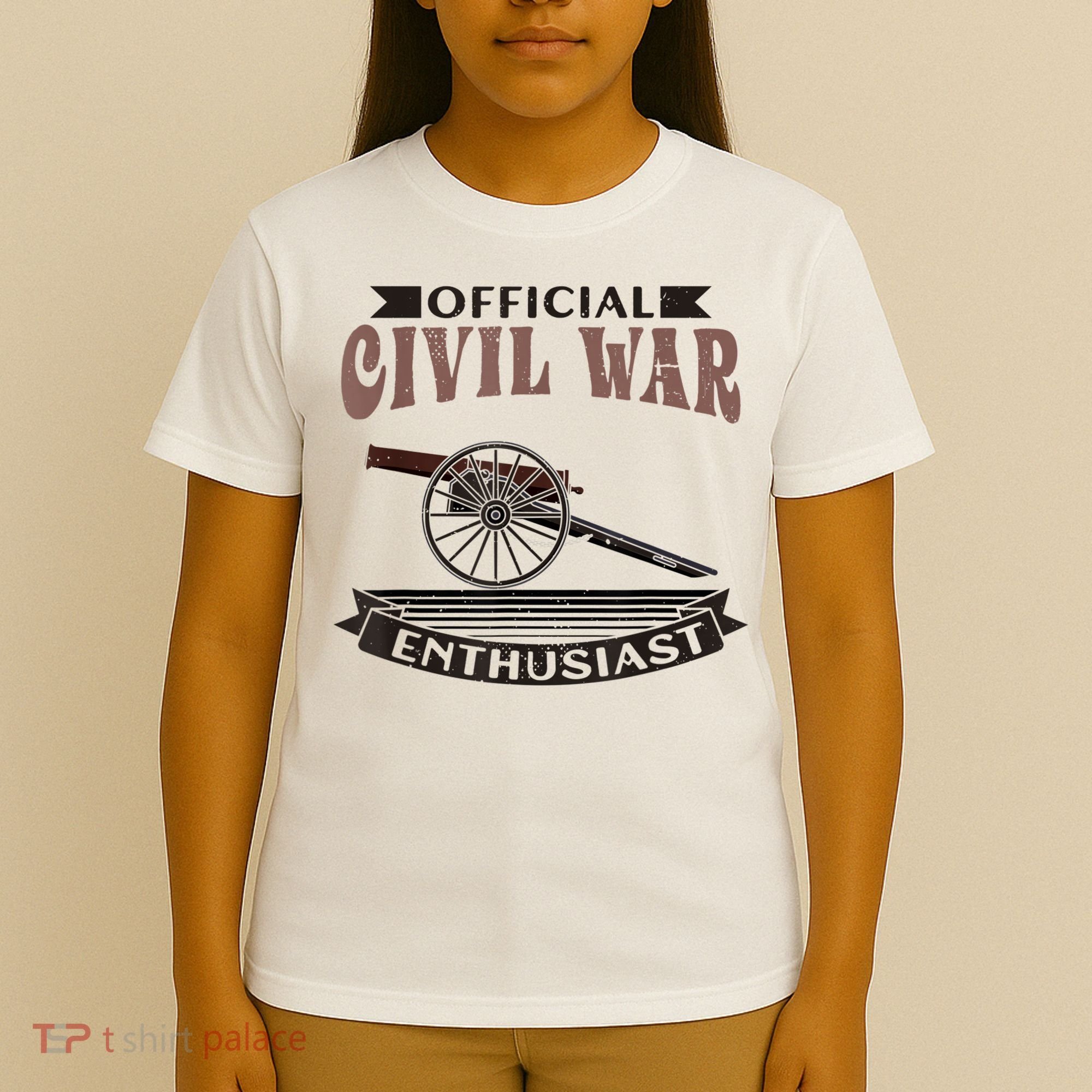 Official Civil War Enthusiast American Lover US Reenactor T-Shirt