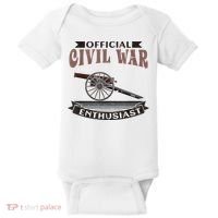 Official Civil War Enthusiast American Lover US Reenactor Baby Bodysuit thumb 0