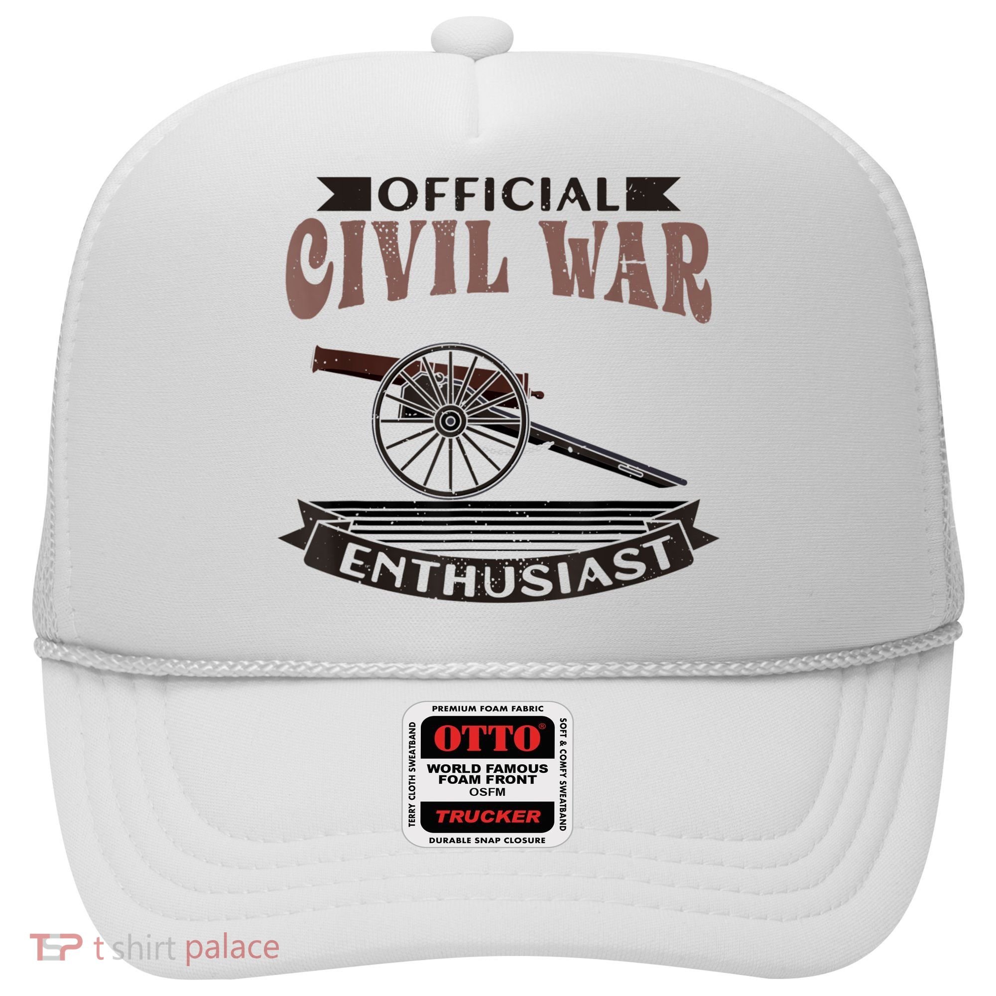 Official Civil War Enthusiast American Lover US Reenactor Hat
