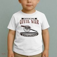 Official Civil War Enthusiast American Lover US Reenactor Toddler T-Shirt thumb 2