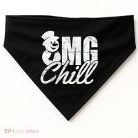 OMG Chill Winter Snowman USA-Made Doggie Bandana thumb 0
