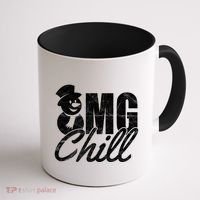 OMG Chill Winter Snowman Coffee Mug thumb 1
