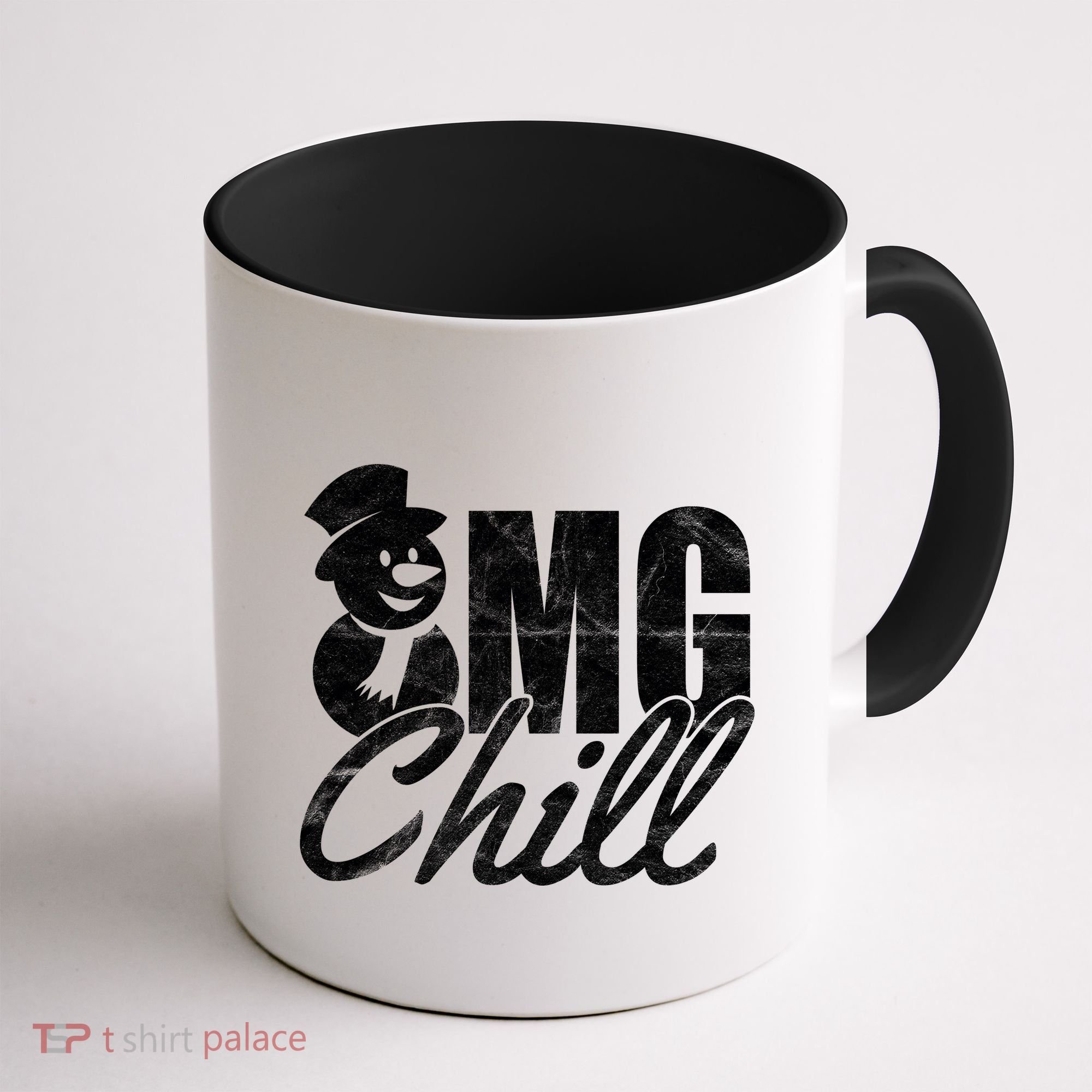 OMG Chill Winter Snowman Coffee Mug