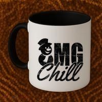 OMG Chill Winter Snowman Coffee Mug thumb 2