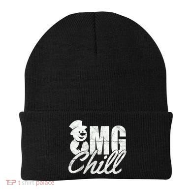 OMG Chill Winter Snowman Beanie