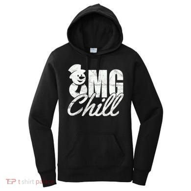 OMG Chill Winter Snowman Women's Hoodie