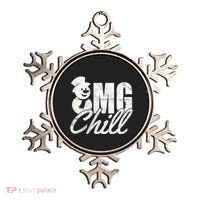 OMG Chill Winter Snowman Ornament thumb 0